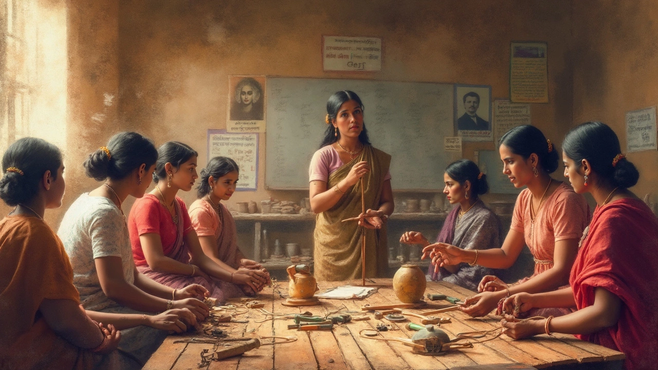 Vocational Training for Women: Who Pushed for the Change?